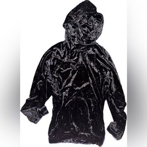 Halara relaxed fit velour/velvet hoodie small